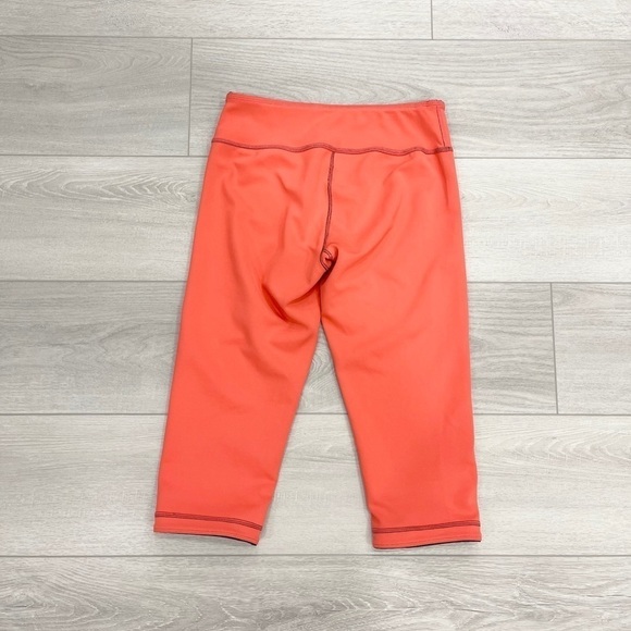Zella Live In Crop Legging Two-Side Orange Gray XS - Picture 9 of 10